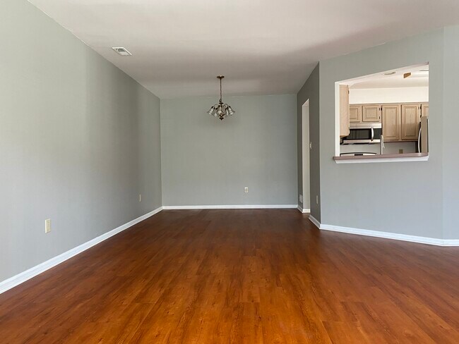 Living Room with Dinning Area - 404 Oswego Ct
