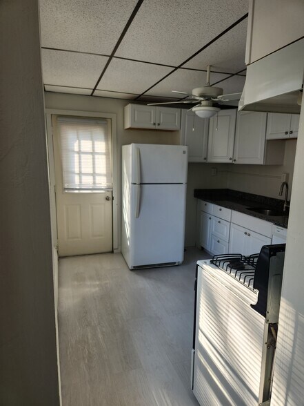 Kitchen view from dining room entrances - 61 N Linwood Ave