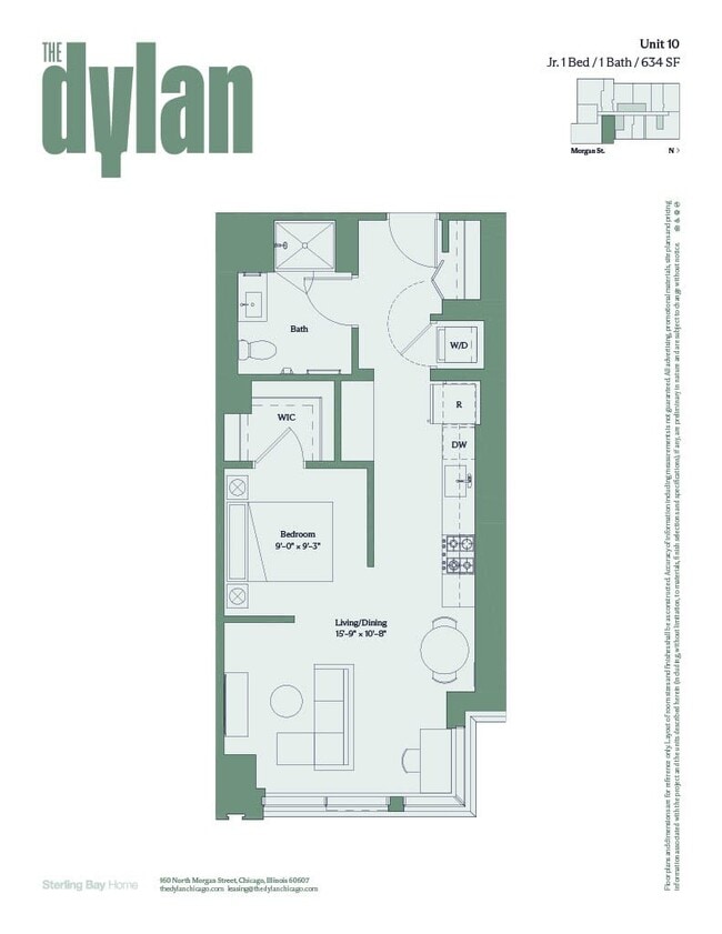 Floorplan - The Dylan Chicago