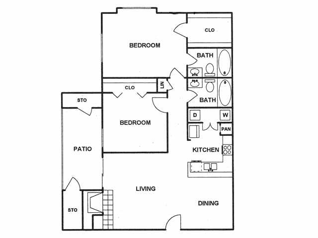 2BR/2BA - West Oaks Landing