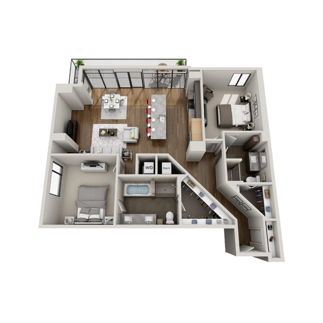 B5 floor plan - Hayworth