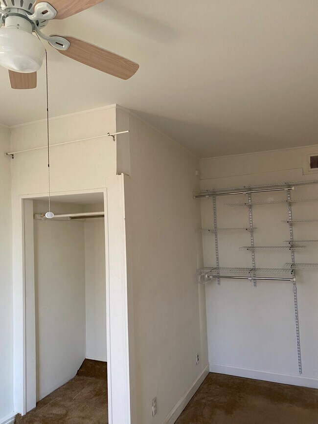 First Bedroom Closet and Shelving - 519 S Orange St