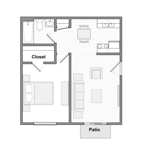 Floorplan - Hyde Park Flats