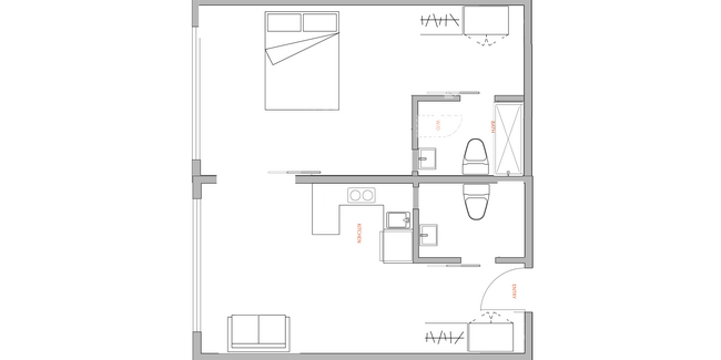 Floorplan - The Mod at Riverwalk