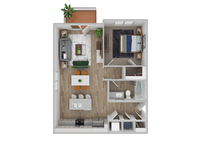 Floorplan - Cotton Mill Apartments