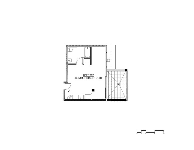 Studio 2D Floor Plan - The Fort