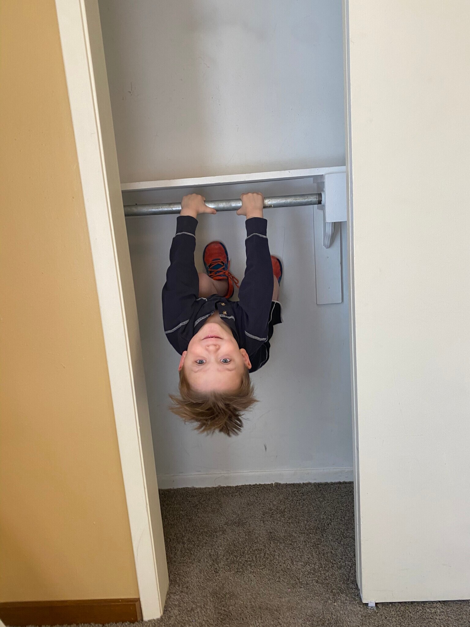 Extra strength closet bars, child not included - 4130 Clover Rd