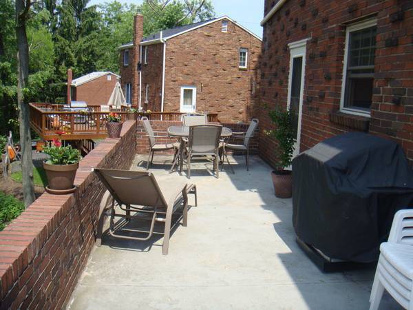 Masonry deck - 202 Long Road