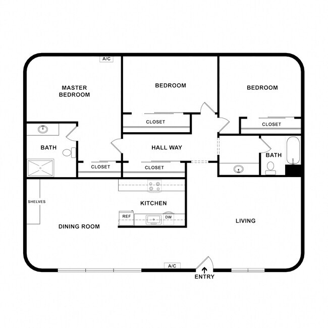 Floorplan - Glade Apartments