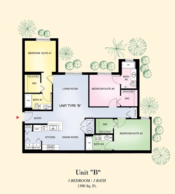 3BR/3BA - College Club