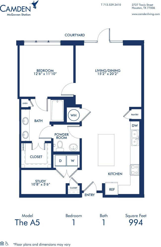 Floorplan - Camden McGowen Station
