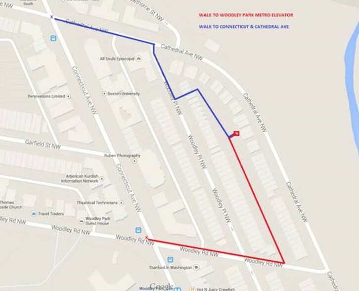 Proximity to Metro Elevator - 2250 Cathedral Ave NW