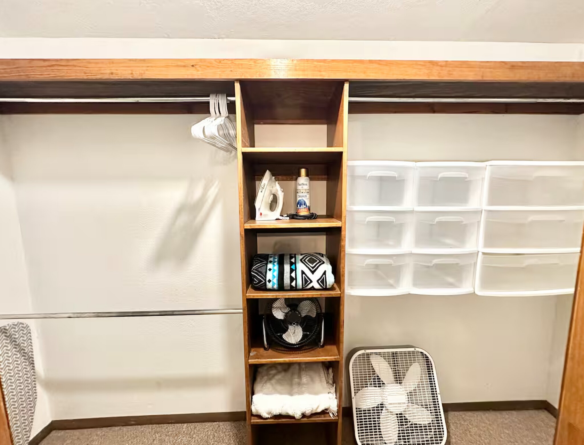 large walk in closet in master bedroom - 117 W Harrison Ave