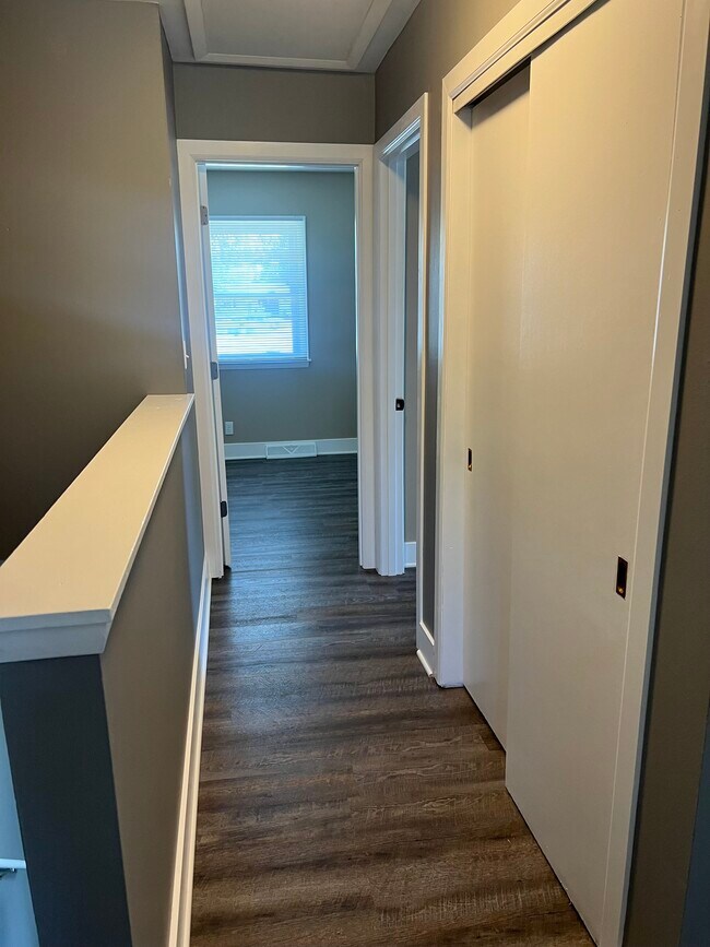 Upstairs hallway - 155 Laurie St