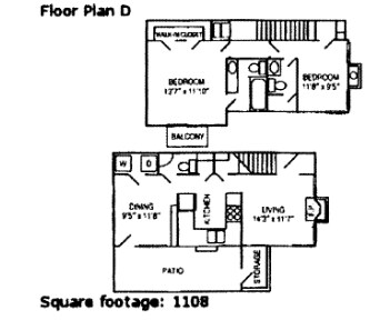 Floor Plan D - The Oaks Of Kingwood