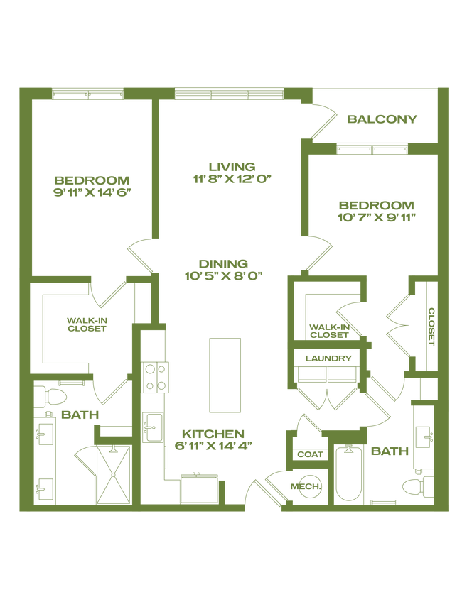 Floorplan - Artifact NoDa