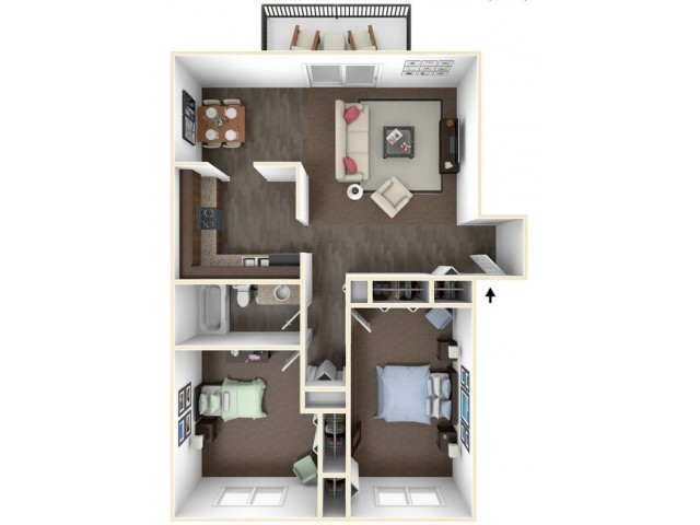 Floorplan - Chapel Hill Apartments