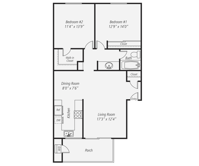 Floorplan - eaves San Dimas