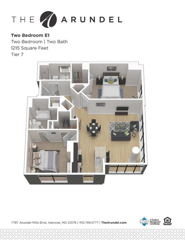 Floorplan - The Residences at Arundel Preserve