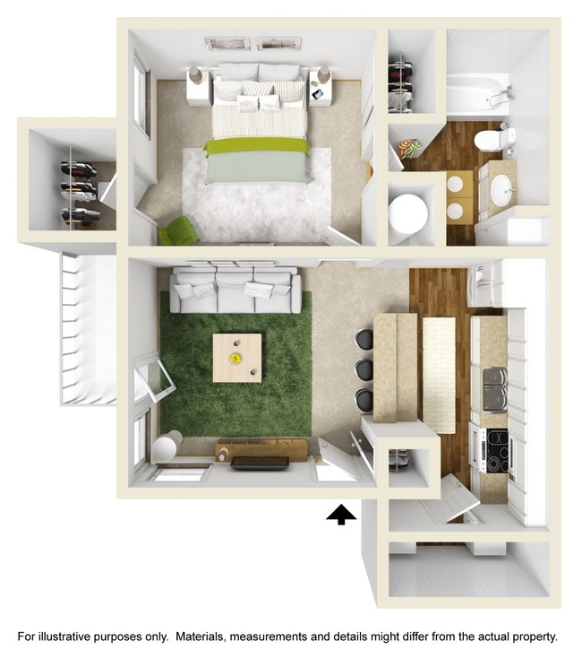 Floorplan - Willow Ridge Apartments