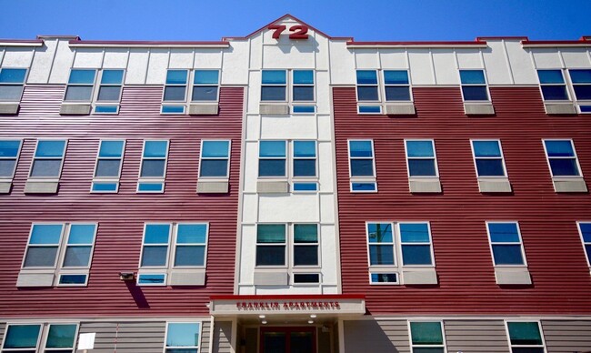 Exterior front entrance - Franklin Apartments