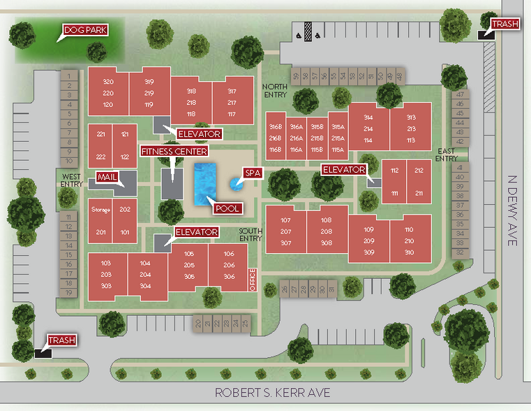 Community Site Map - The Haven