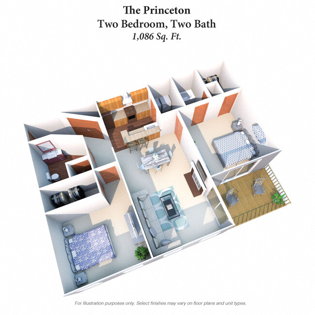 Floorplan - Woodhills Apartments