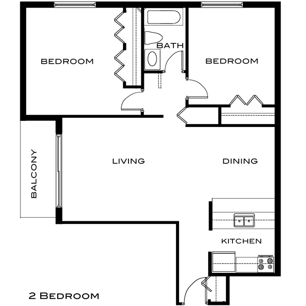 Floorplan - Buena Vista Apartments & Townhomes