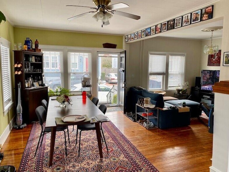 Open living room and dining area - 4 Curry Ave