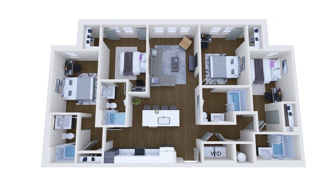 4x4 C - The Jolly Roger Student Apartments