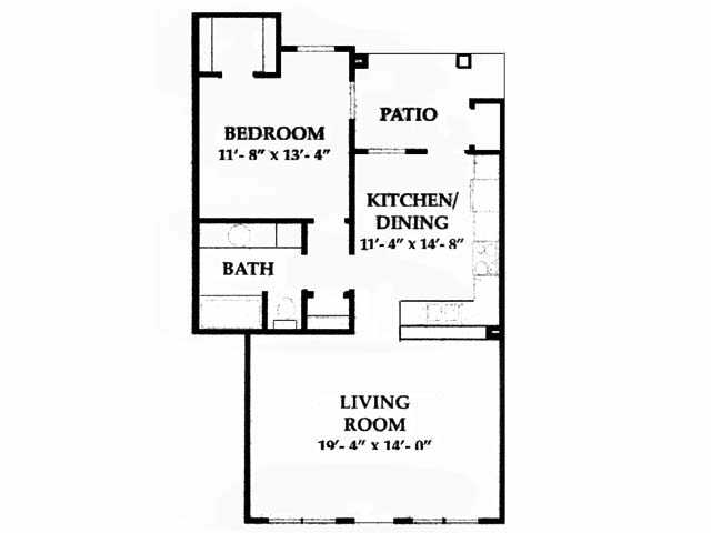 Plan C - Courtyards at Kirnwood Apartment Homes