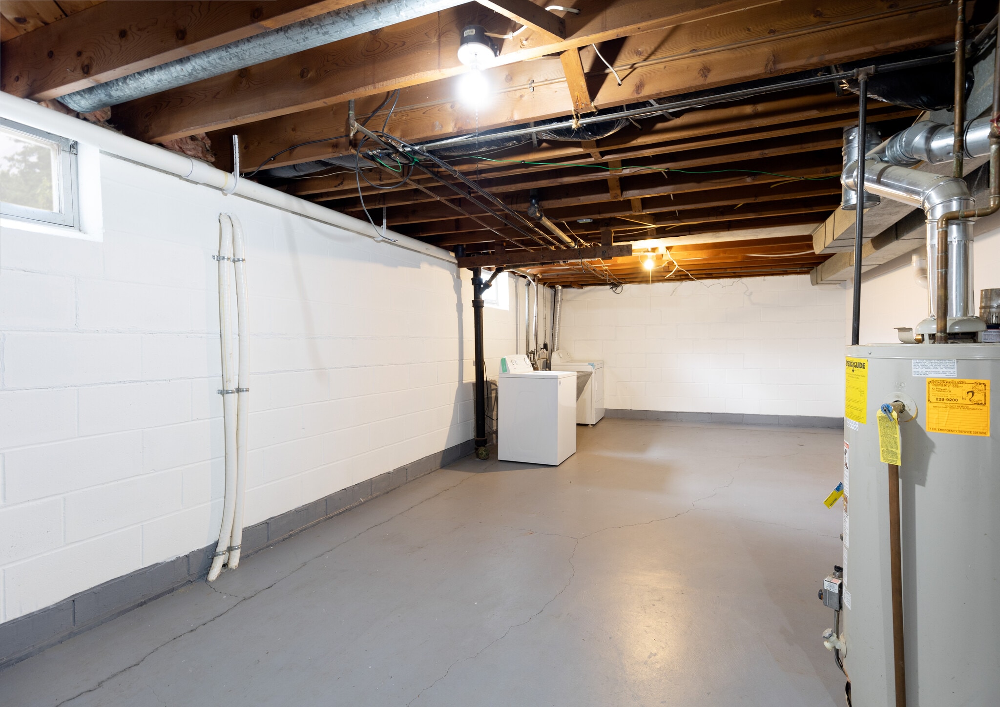 Basement with private, in-unit laundry and lots of clean storage space! - 3118 28th Ave S