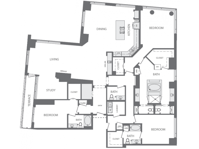 Floorplan - Hanover Post Oak