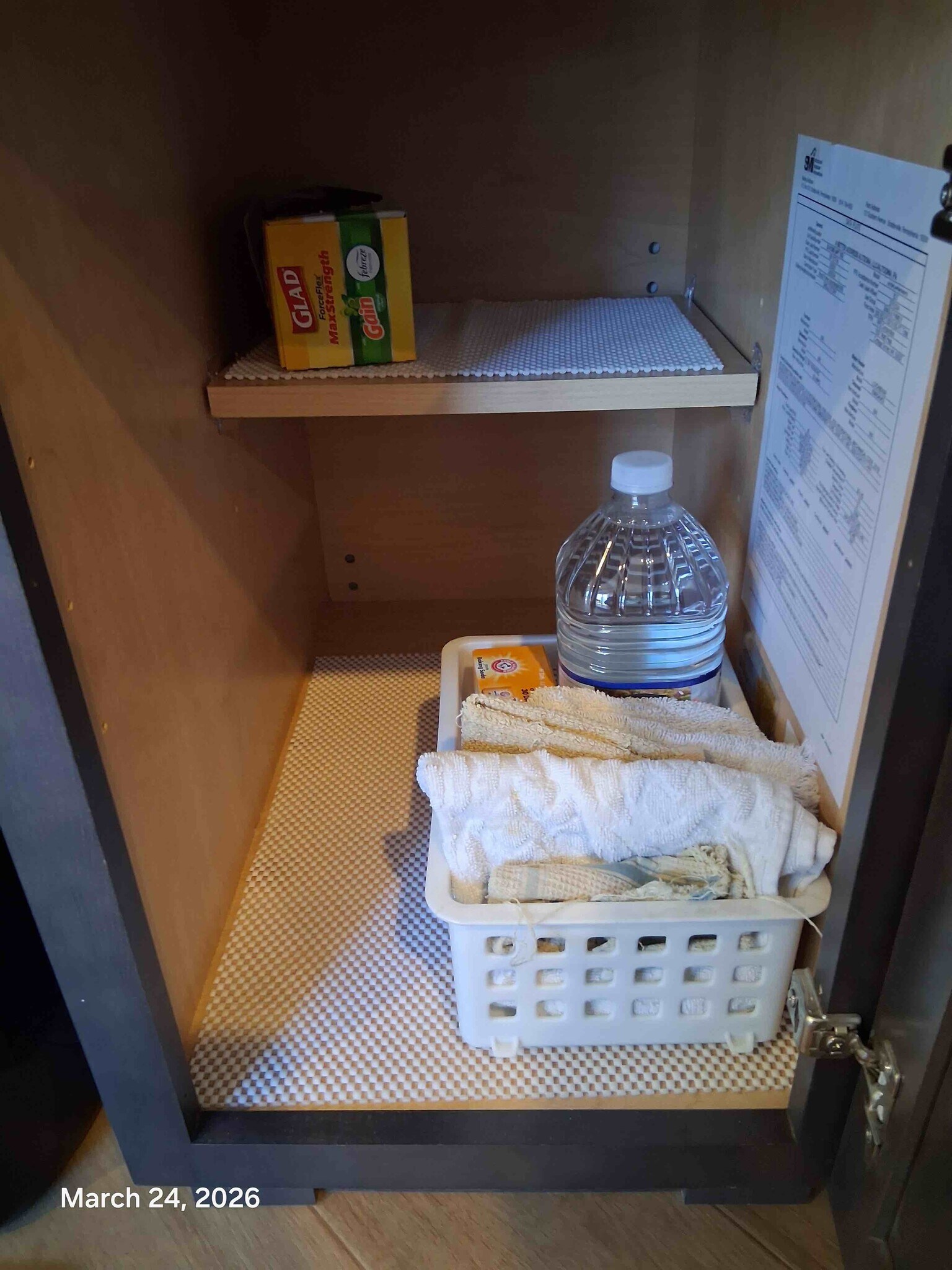 Cleaning supplies - 517 18th St