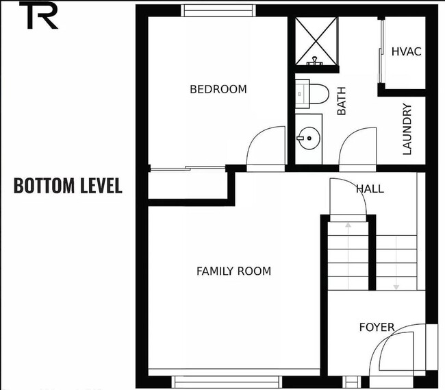 Lower Level Floorplan - 2805 W Dumont Dr