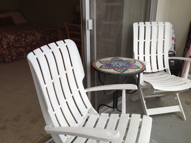 Patio off bedroom 2 and Living room - 1600 Ardmore Ave