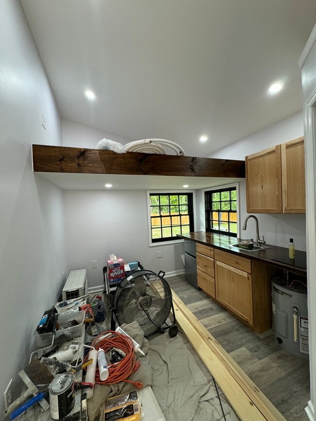 the loft comes with mattress and attached stairs - 1608 Laurel Grove Rd