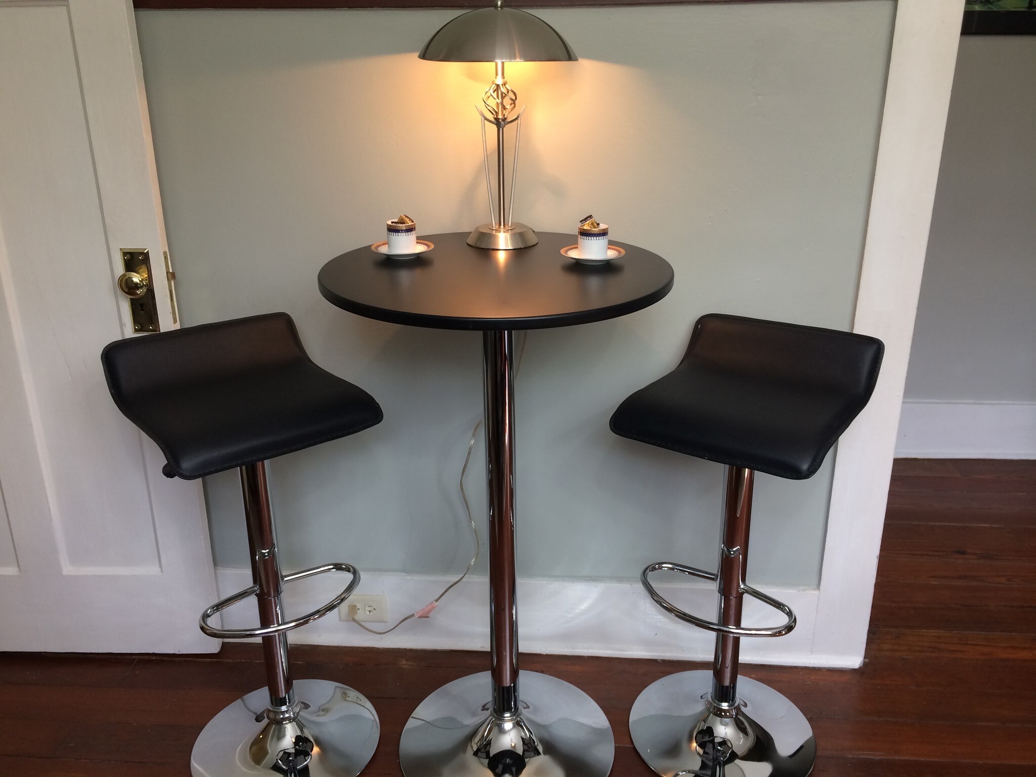 PUB TABLE SET IN KITCHEN - 400 Millaudon St