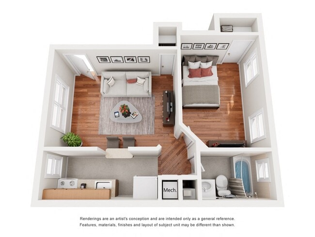 Floorplan - Essex Village & Marlyn Gardens Apartments