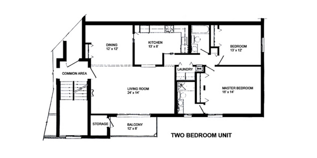 Floorplan - April Lane Apartments