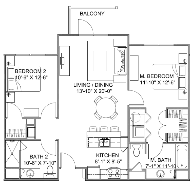 The Promenade C - The Terrace at Midtowne