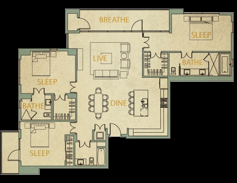 3BR/3BA - Barton Place