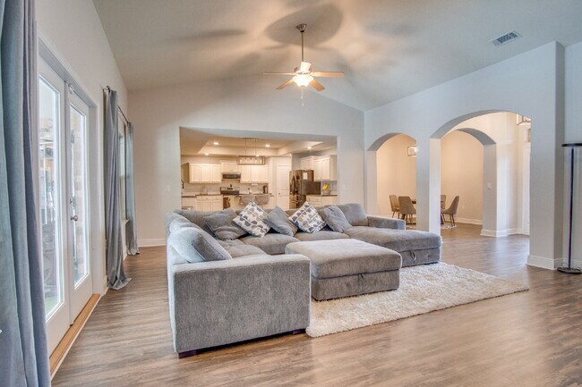 Building Photo - Milton 4BR Pool Home with Office, Vaulted Ceilings, Screened Saltwater Pool & 2-Car Garage