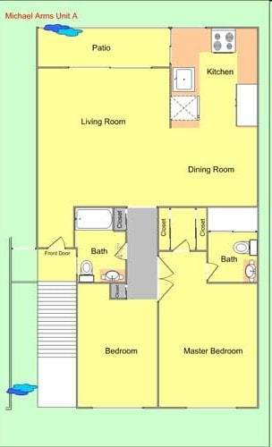 Unit A - Michael Arms Apartments