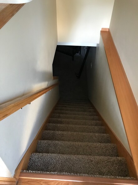 Stairs to lower level - 1051 Tamarack Way