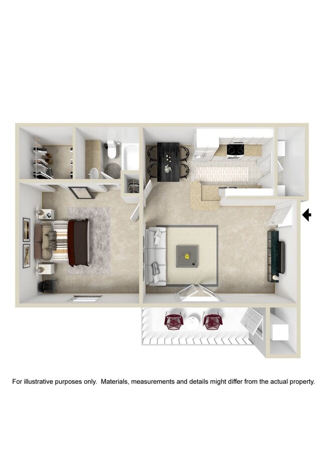 Floorplan - Crossgates Apartment Homes