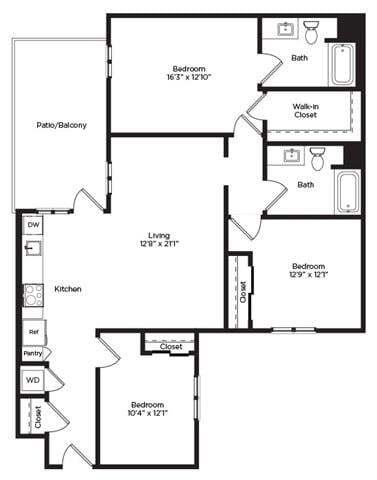 Floorplan - Webster Eleven