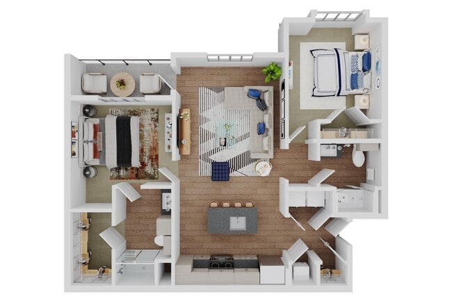 Floorplan - The Garrison Luxury Apartments