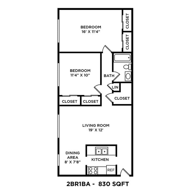 Floorplan - Apartments at North Park