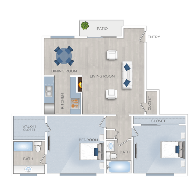 Floorplan - Kester Ave. Apts.